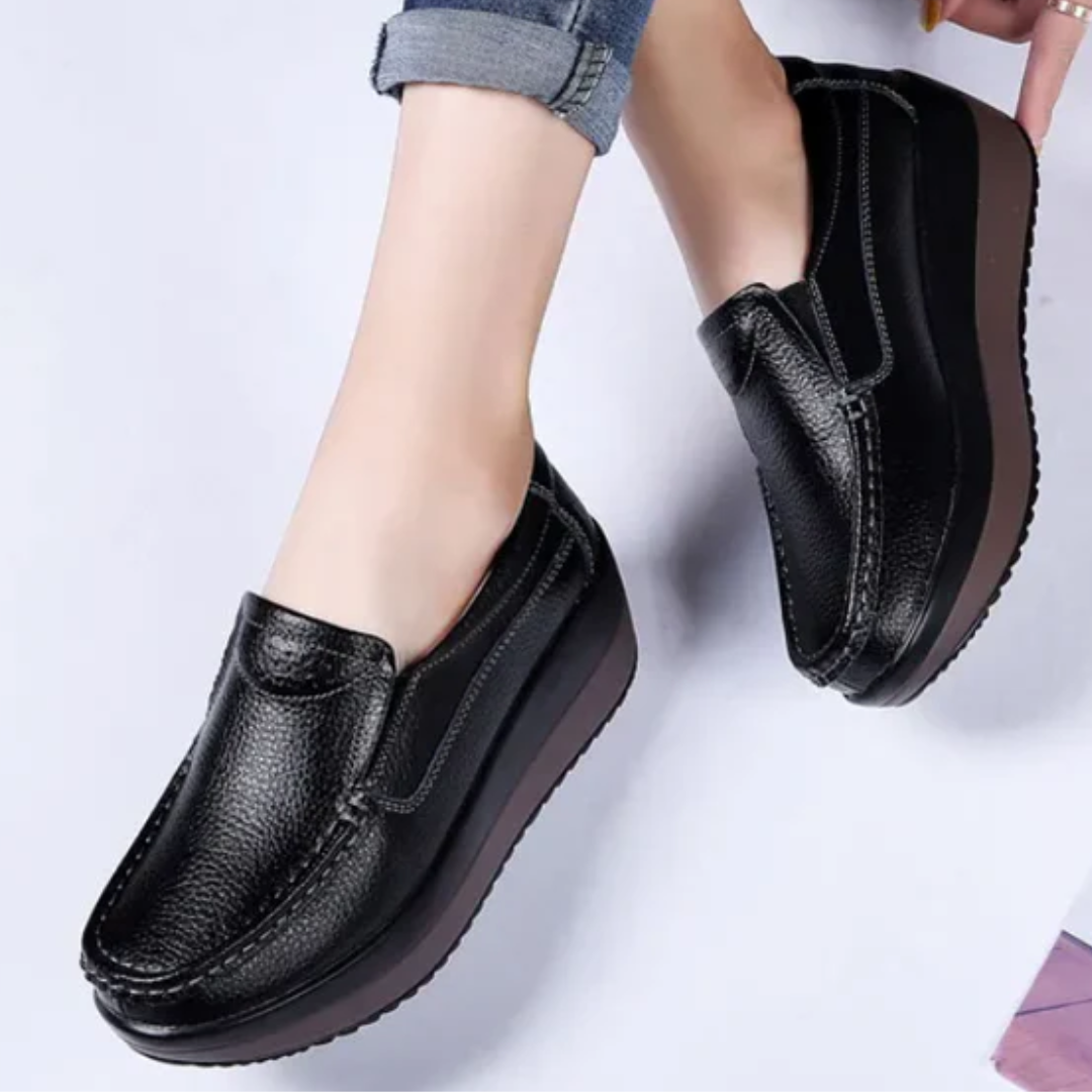 Karen - Premium Edition Leather Orthopedic Shoes