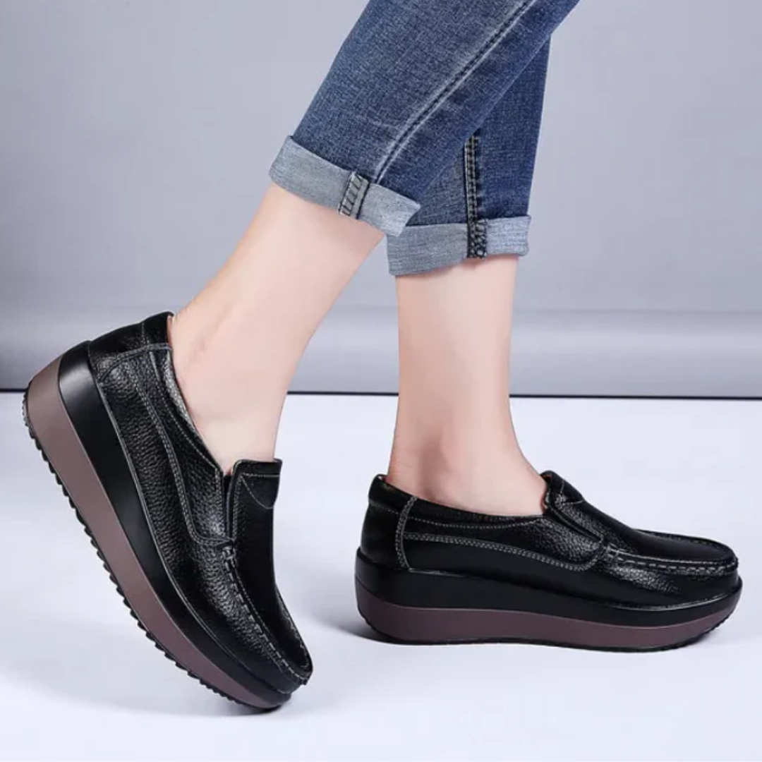 Karen - Premium Edition Leather Orthopedic Shoes