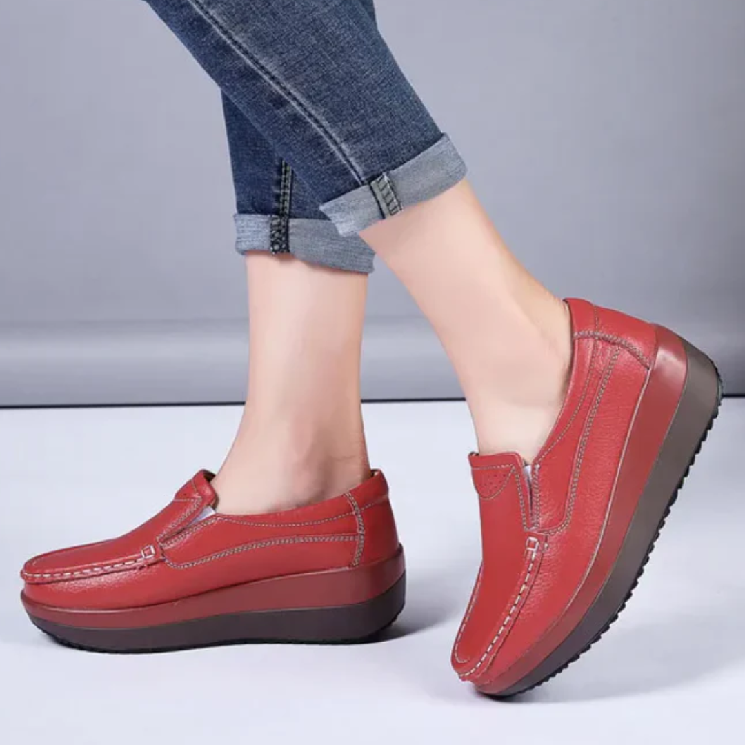Karen - Premium Edition Leather Orthopedic Shoes